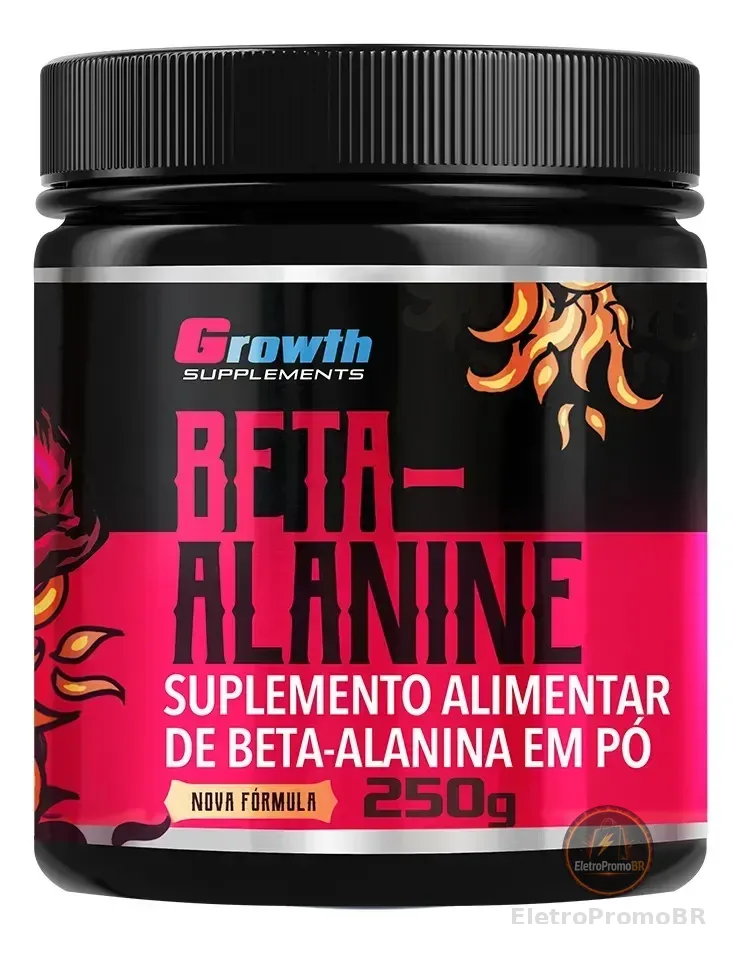 Beta Alanina 250g Growth Supplements - Sem Sabor em Pó