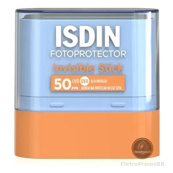 Isdin Protetor Solar Facial Em Bastão Invisible Stick Fps 50 - 10g