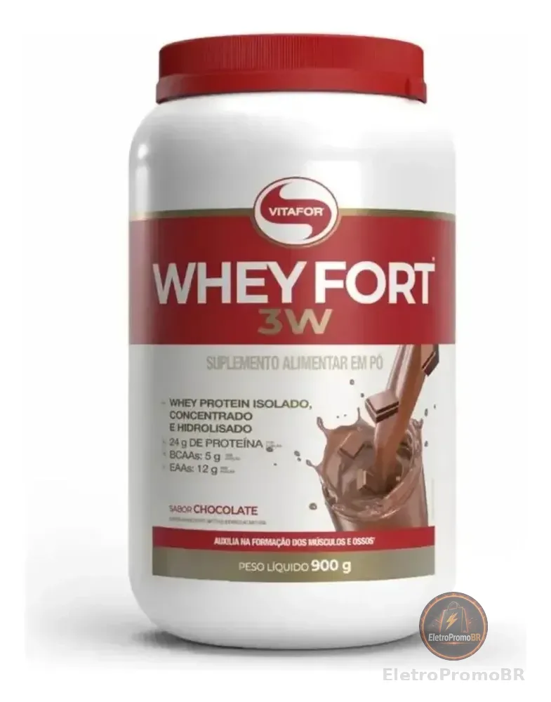 Vitafor Whey Fort 3W Vitafor Whey protein Whey Fort 3W 900g Chocolate Vitafor Pó