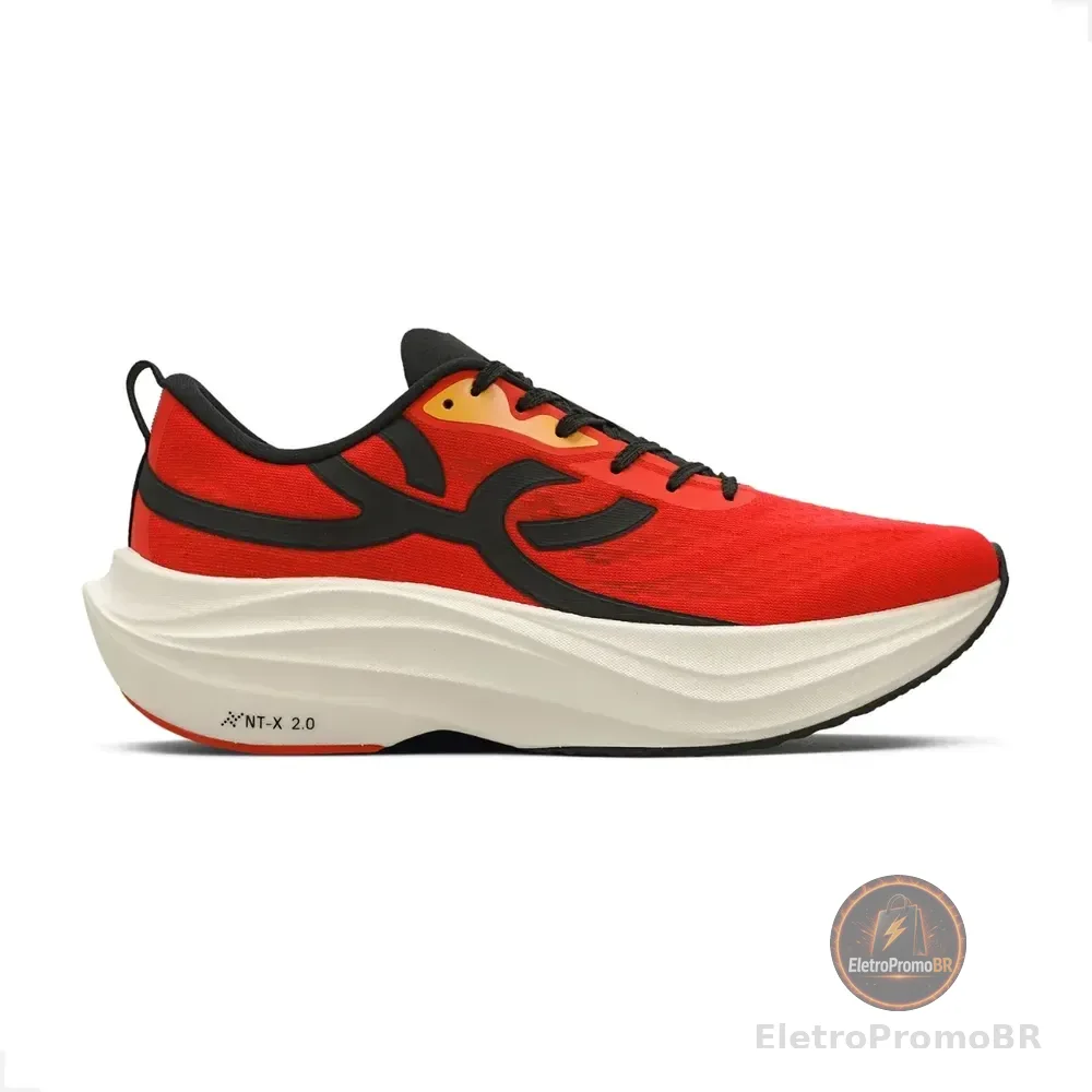 Tênis Olympikus Corre Turbo Unissex Confortável E Leve Vermelho 40 Br