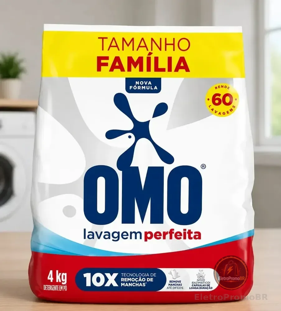 Sabão em Pó Omo Lavagem Perfeita 4kg