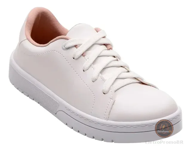 Tênis Moleca Feminino Moda Casual Básico Passeio Confortável