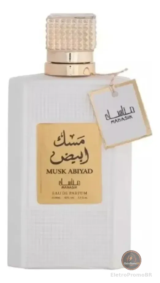 Perfume Manasik Musk Abiyad 100ml EAU de Parfum - Compartilhável