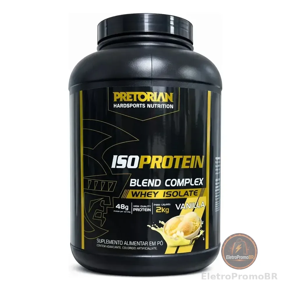 Whey Protein Isolado Iso Protein Blend Complex 2kg Pretorian Sabor Baunilha