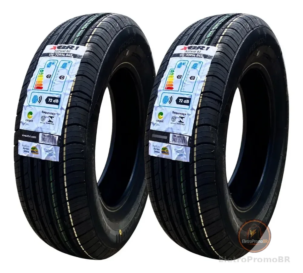 Kit 2 Pneus Aro 14 175/70r14 84t Tl Fastway B2 Xbri
