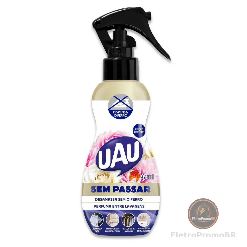 Sem Passar 95ml Uau Passa Roupas Perfumado