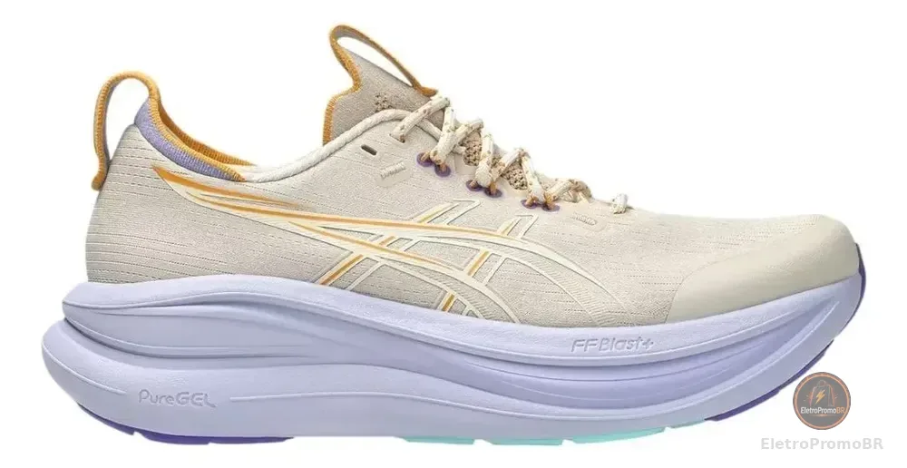 Tênis Asics Gel-nimbus 28 Tr Feminino Bege Lisa 35 Br