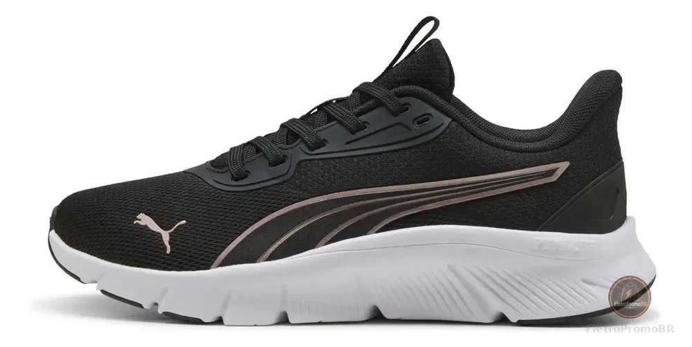 Tênis Flexfocuslite Modern Feminino Bpd Puma Preto E Rosa 35 Br