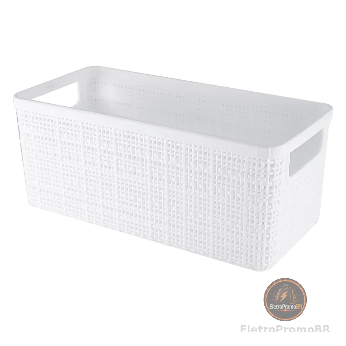 CESTO ALONGADO JUTA - BRANCO1,5L
