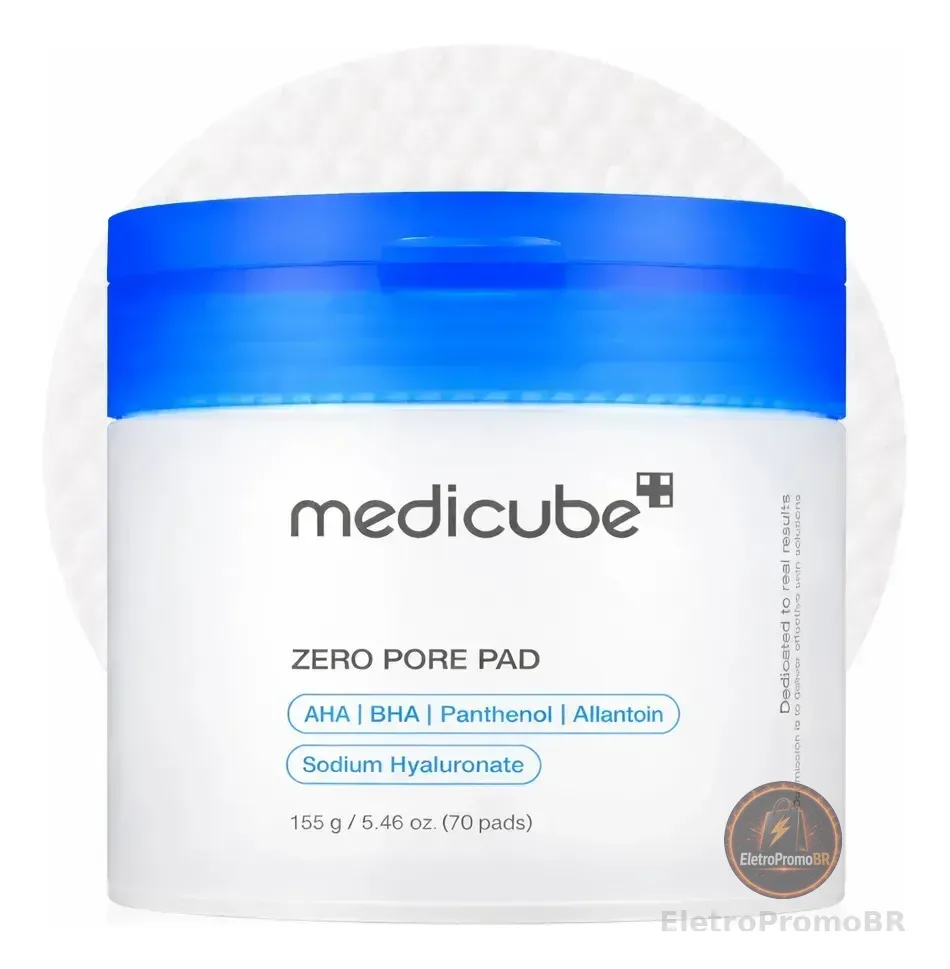 Medicube Zero Pore Pad 2.0 - 70 Almofadas Tônicas Faciais Momento de Aplicação Dia/Noite Tipo De Pele Todo Tipo De Pele