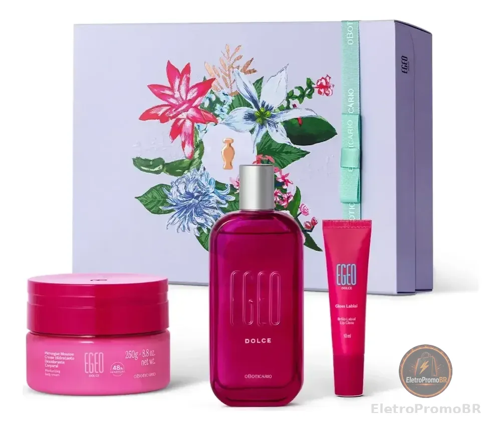 Kit Presente Egeo Dolce O Boticário Feminino Original