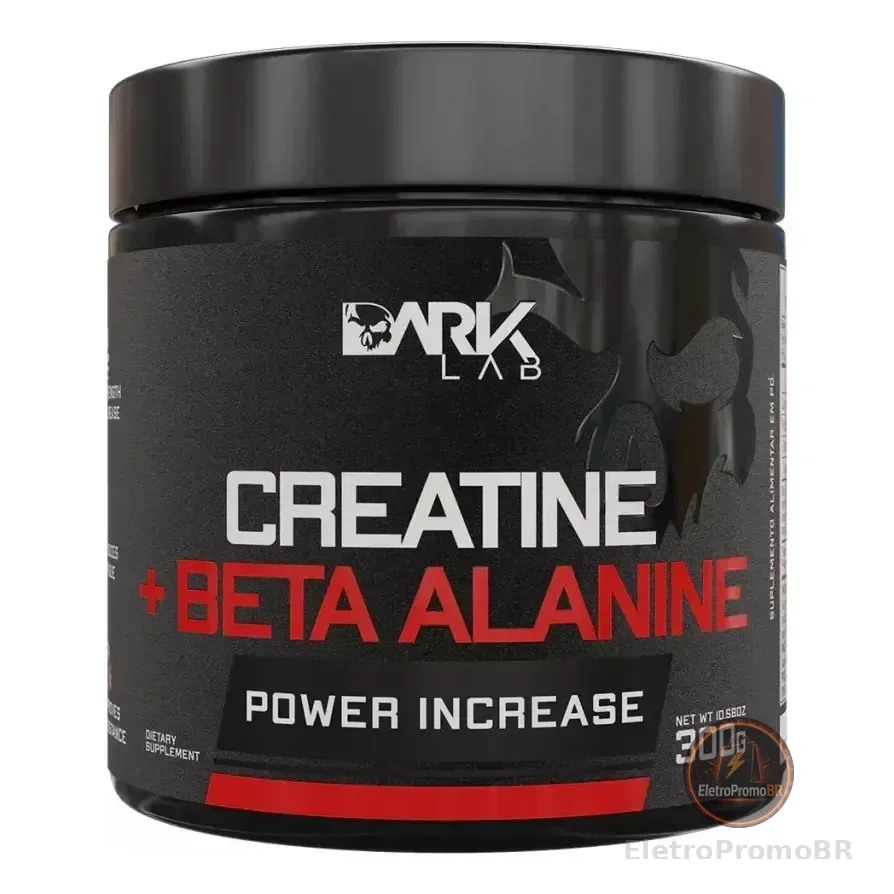 Creatina Pura + Beta Alanina 300g Dark Lab Sem Sabor