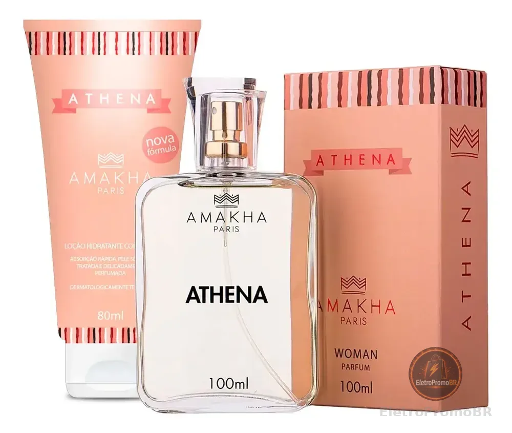 Kit Essencial Athena - Perfume Feminino 100ml + Hidratante