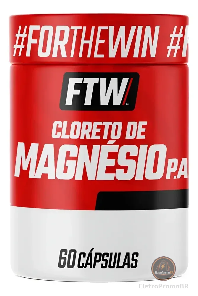 Cloreto De Magnésio 60 Cápsulas - Ftw Sem Sabor