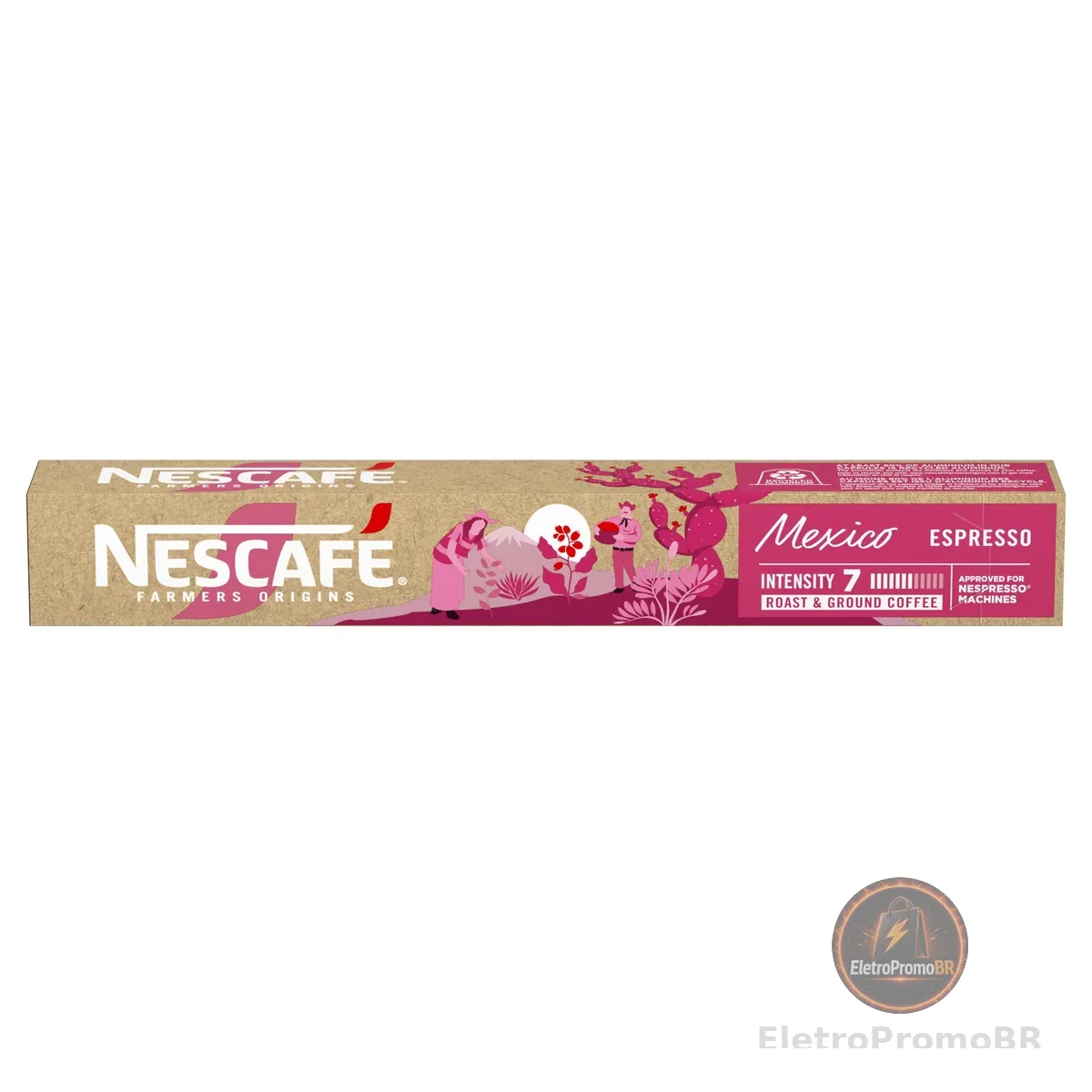 Café em Cápsula Compatível com Nespresso Nescafé Farmers Origins México 10 Cápsulas