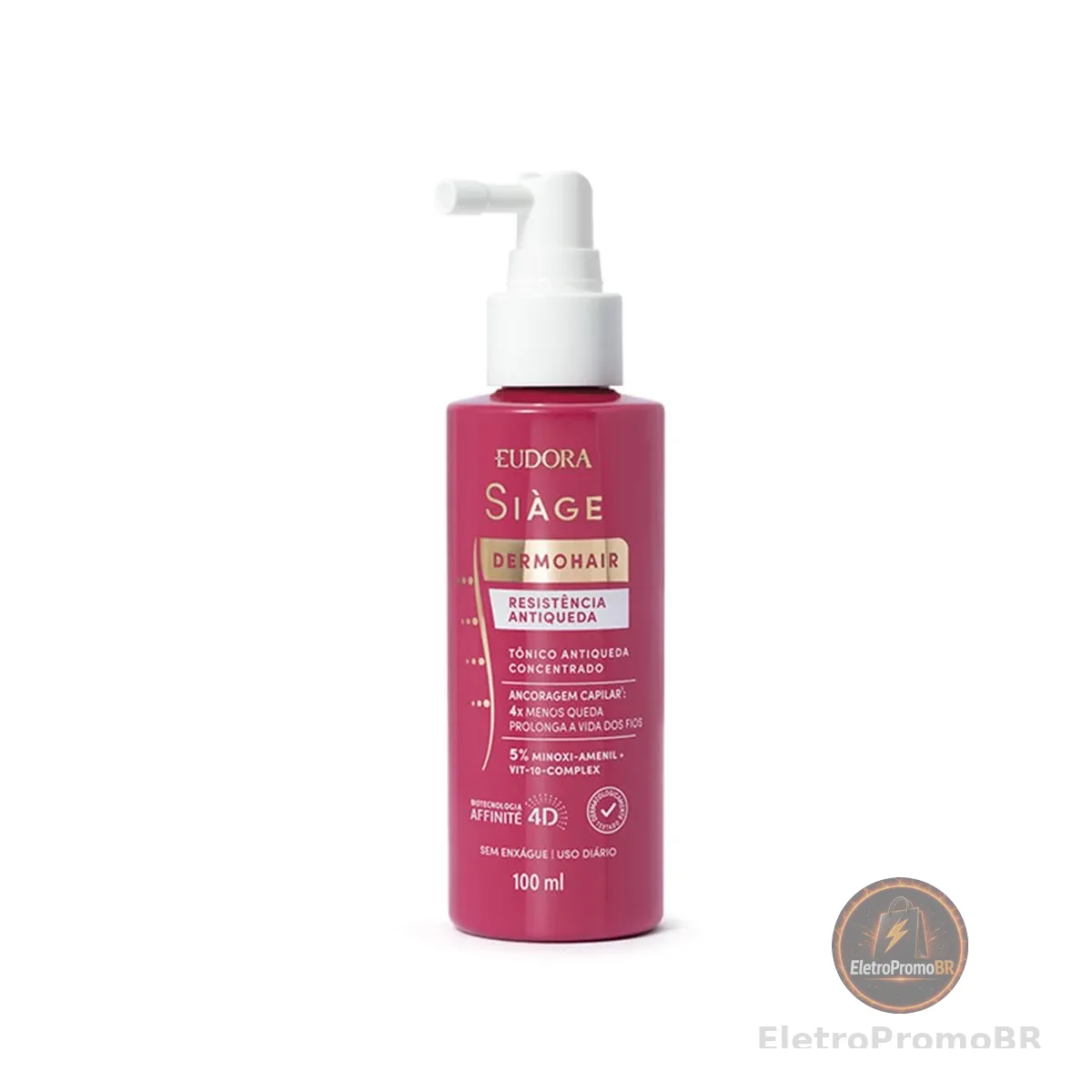 Eudora Tônico Concentrado Siàge Dermo Hair Resistência Antiqueda 100ml