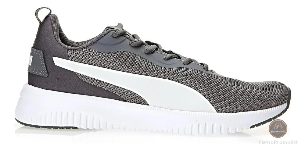 Tênis Esportivo Masculino Flyer Flex Bdp Puma Castlerock-puma White Liso 39 Br