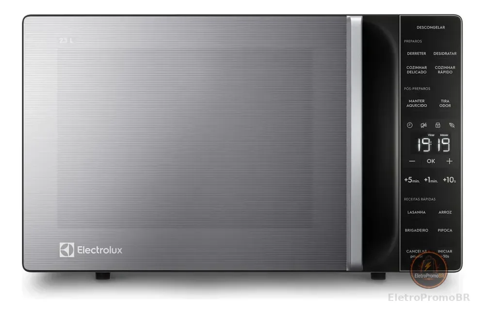 Micro-ondas Electrolux Prata 23L Efficient ME23S 127V
