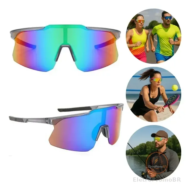 Óculos Esportivo Ciclismo Beachtenis Pesca Corrida Uv400