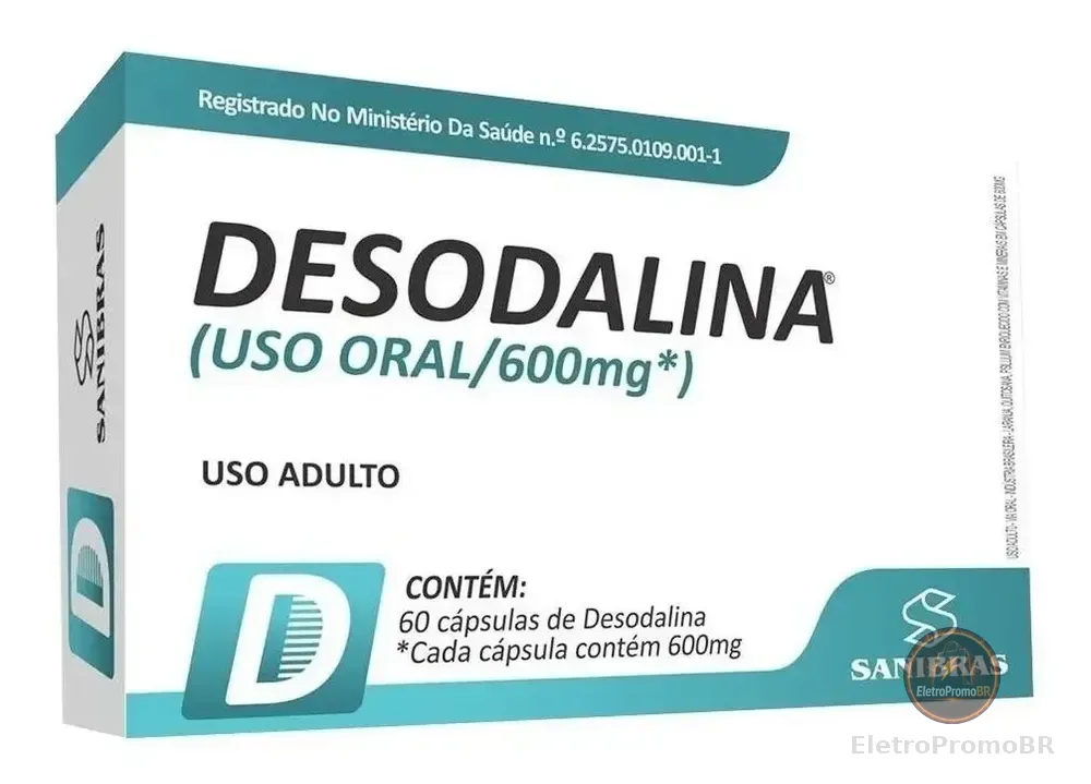 Desodalina Uso Oral 60 cápsulas - Sanibras