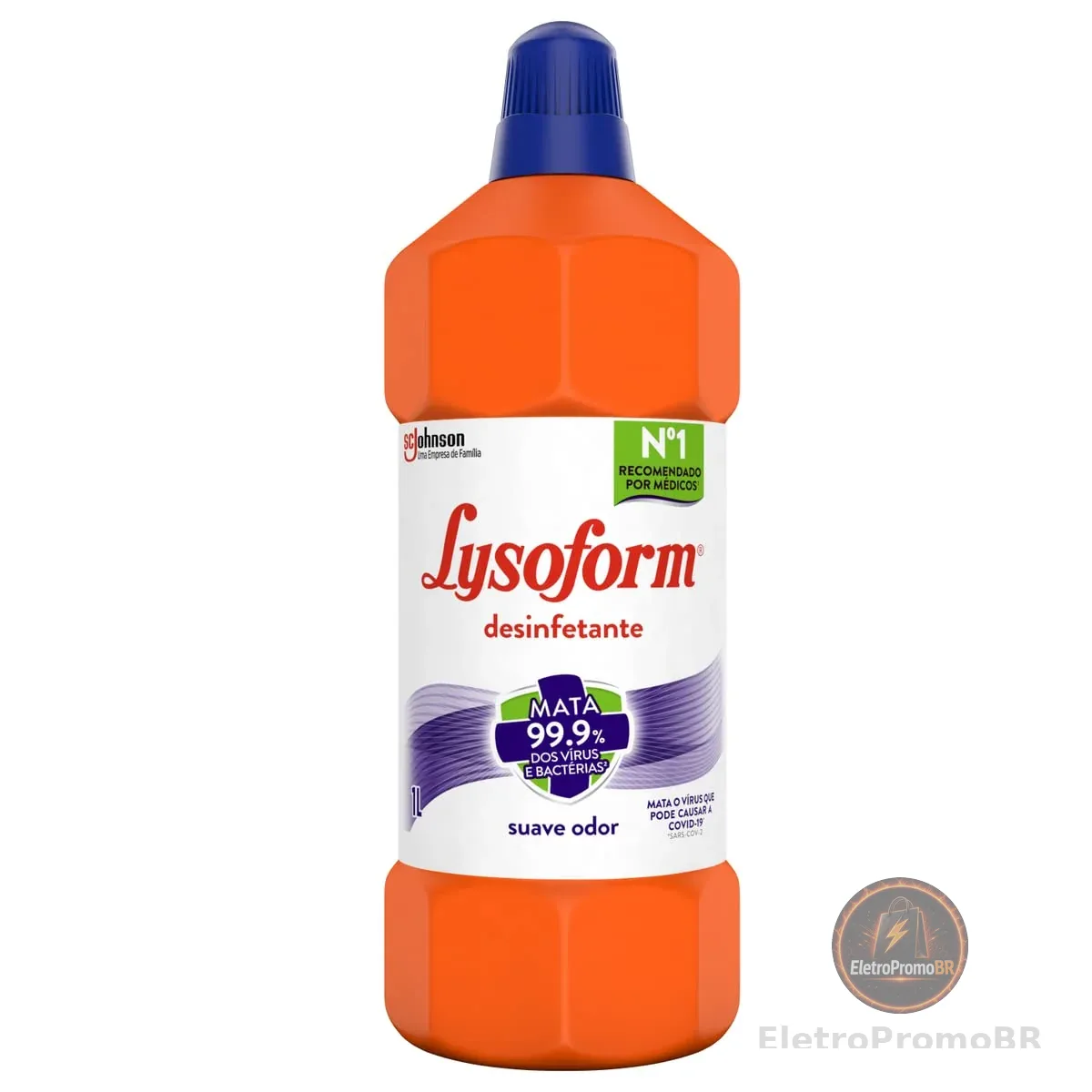 Lysoform Original, Desinfetante Líquido, Limpeza Pesada e Eficiente, 1L