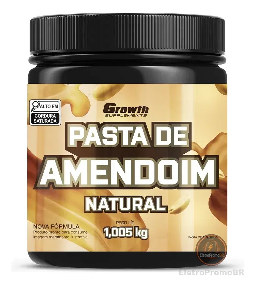 Pasta De Amendoim Integral Torrado 1kg Growth Supplements Natural