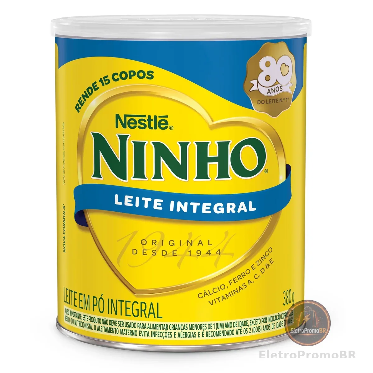 Leite em Pó Integral Ninho 380g