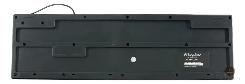 Teclado Keytime Abnt2 Tradicional Typleflow Preto Inglês Internacional