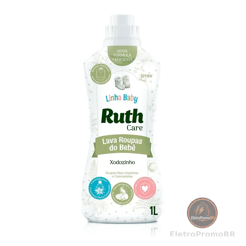 Lava Roupas Liquido Ruth Care Xodozinho - 1l