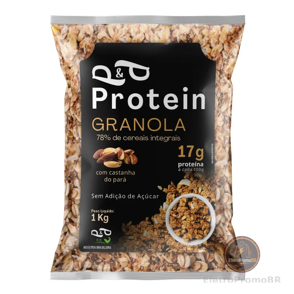 Granola P&P Protein Vegana Proteica Proteina 1Kg