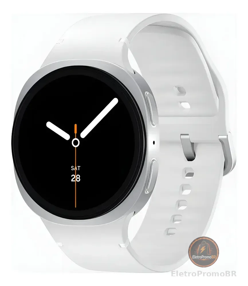 Smartwatch Samsung Galaxy Watch8 LTE 44mm, Com Galaxy AI e GPS, Prata