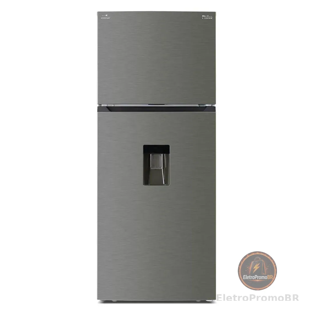 Geladeira 413L Philco Eco Inverter Duplex Inox PRF501TI