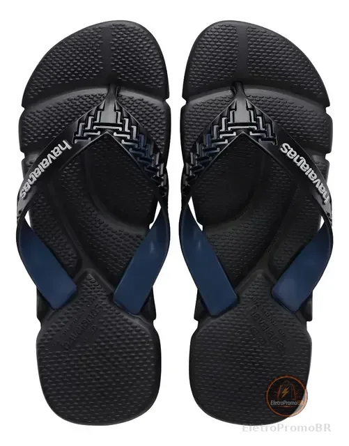 Chinelo Havaianas Masculino Power 2.0 Massageadora Anatômica