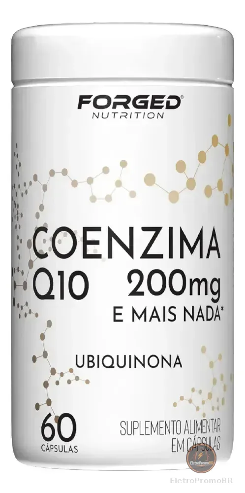 Coenzima Q10 200mg Pura Alta Concentração 60 Cápsulas - Forged Nutrition