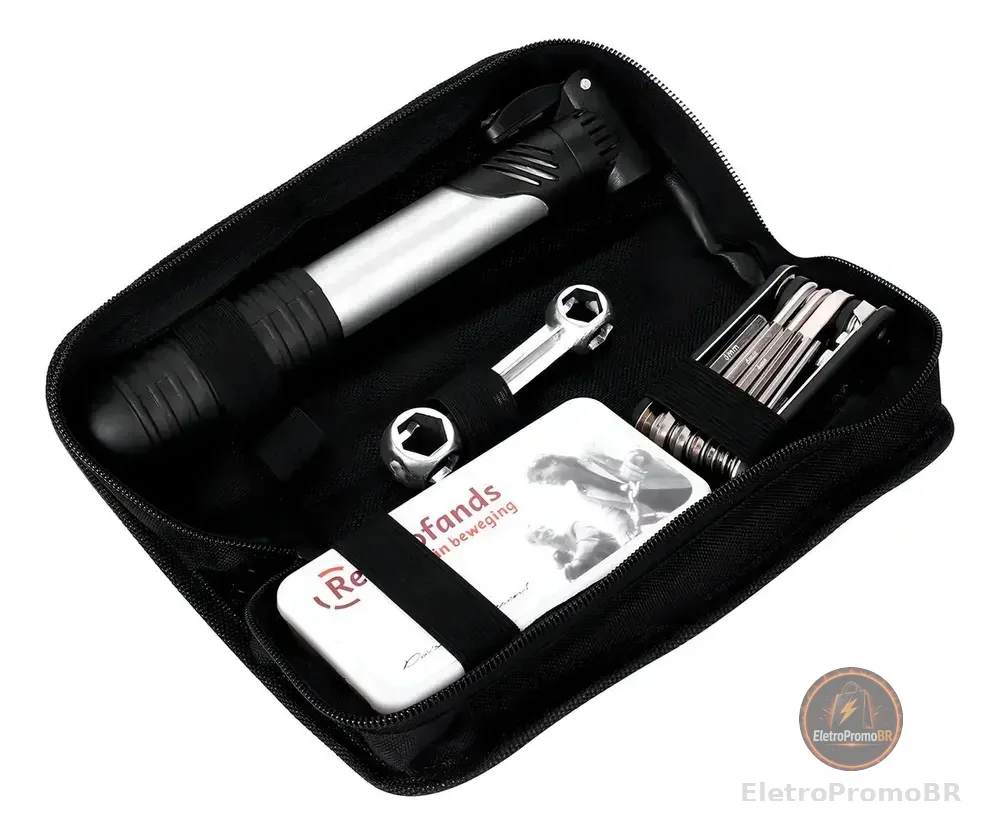 Kit Ferramentas Bicicleta Metal Show com Bomba e Acessórios