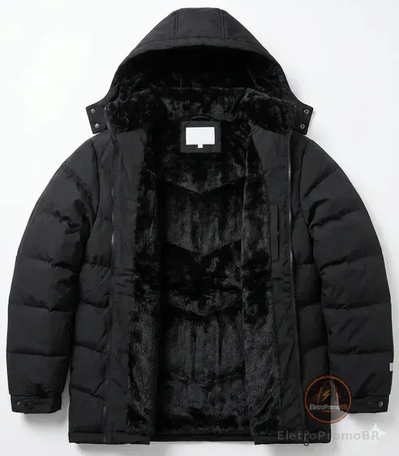Super Plus Size Jaqueta Frio Inverno Puffer Bobojaco Gominho