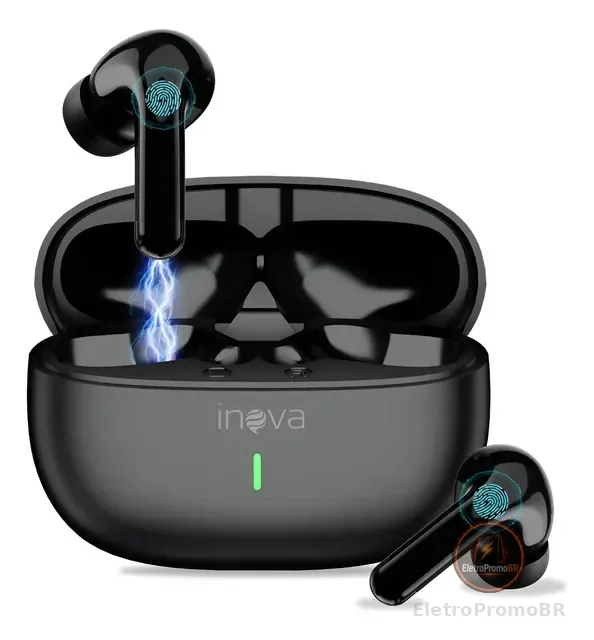 Fone De Ouvido Bluetooth Àprova D'água Com 50h Bateria Inova