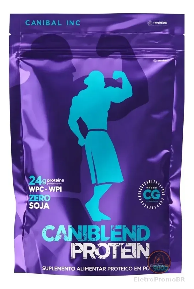 Whey Isolado Concentrado Caniblend Baunilha 900g - Canibal Baunilha