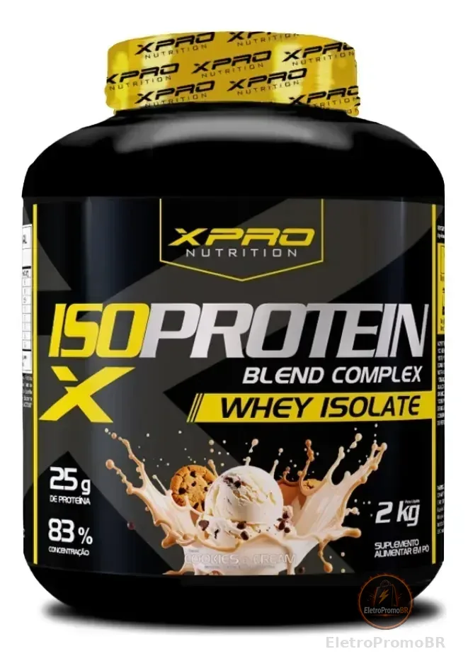 Whey Protein Cookies Iso Blend Complex 2kg Zero Açúcar - XPro Nutrition