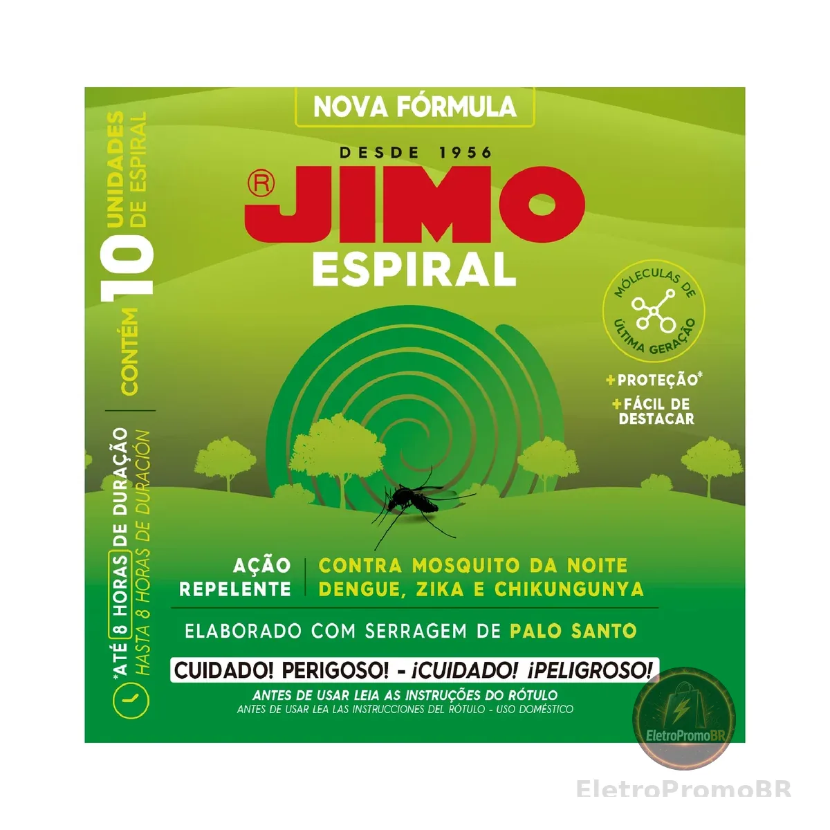 JIMO Repelente Espiral Jimo C/10 Mosquitos
