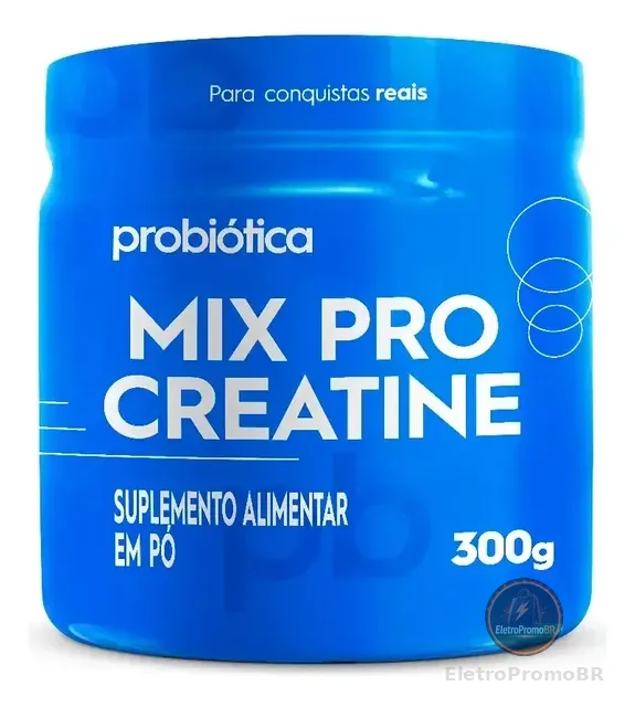Suplemento Alimentar Em Pó Probiótica Mix Pro Creatine 300g Sem Sabor
