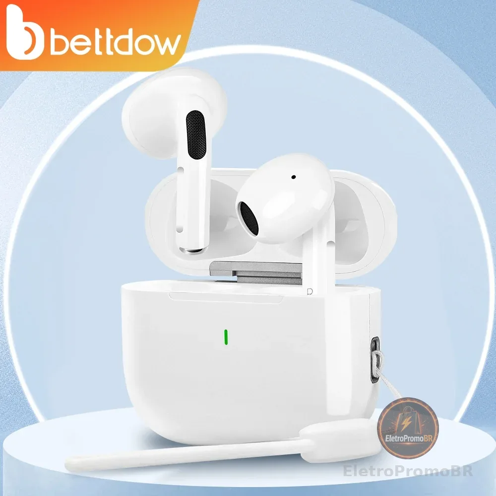 Fones de ouvido Bluetooth 5.3 com cancelamento de ruído à prova d'água IPX5 da BETTDOW com microfone integrado