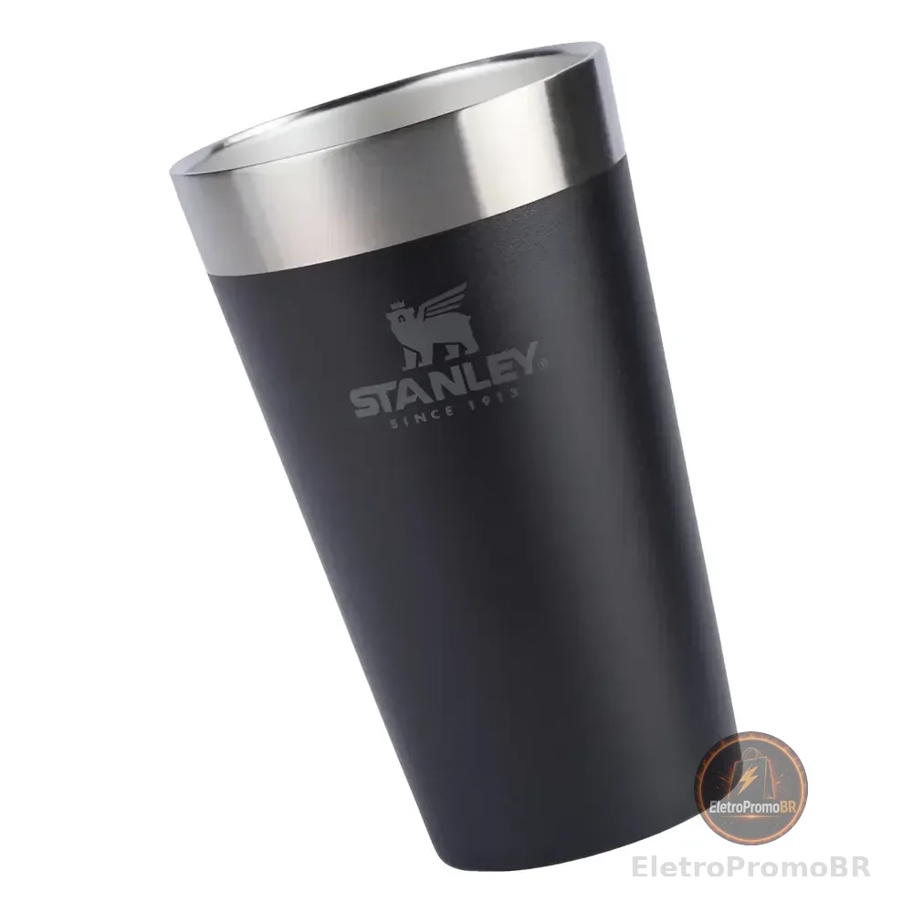 Copo Térmico Cerveja Original Stanley Preto 473ml Preto / Matte Black
