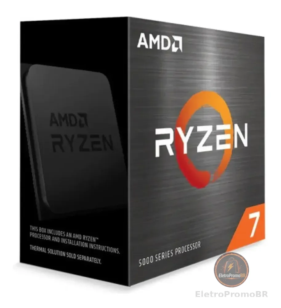 Processador AMD Ryzen 7 5700X 100-100000926WOF de 8 núcleos e 4.6GHz