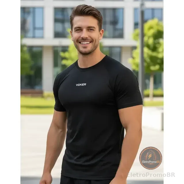 Camisetas Raglan Proteção Uv Térmica Camisas Dry Fit Voker
