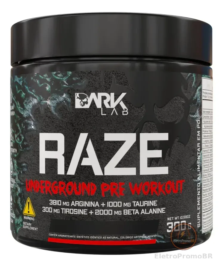 Pre Treino Raze Frutas Amarelas 300g Dark Lab