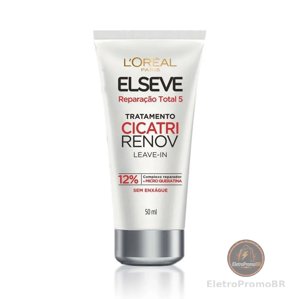 LEAVE-IN DE TRATAMENTO LORÉAL PARIS ELSEVE CICATRI RENOV 50ML