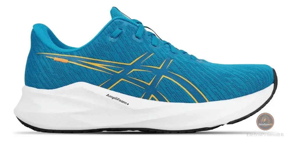 Tênis Masculino Versablast 4 Asics Azul Liso 40 Br
