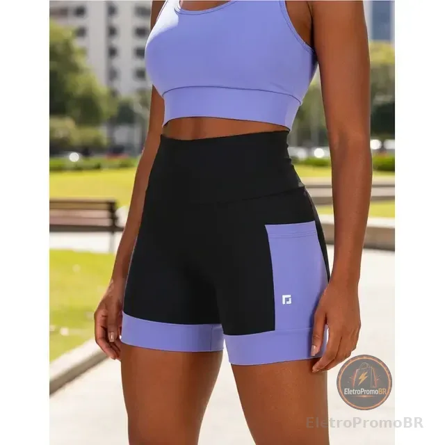 Shorts Para Corrida De Compressão Feminino