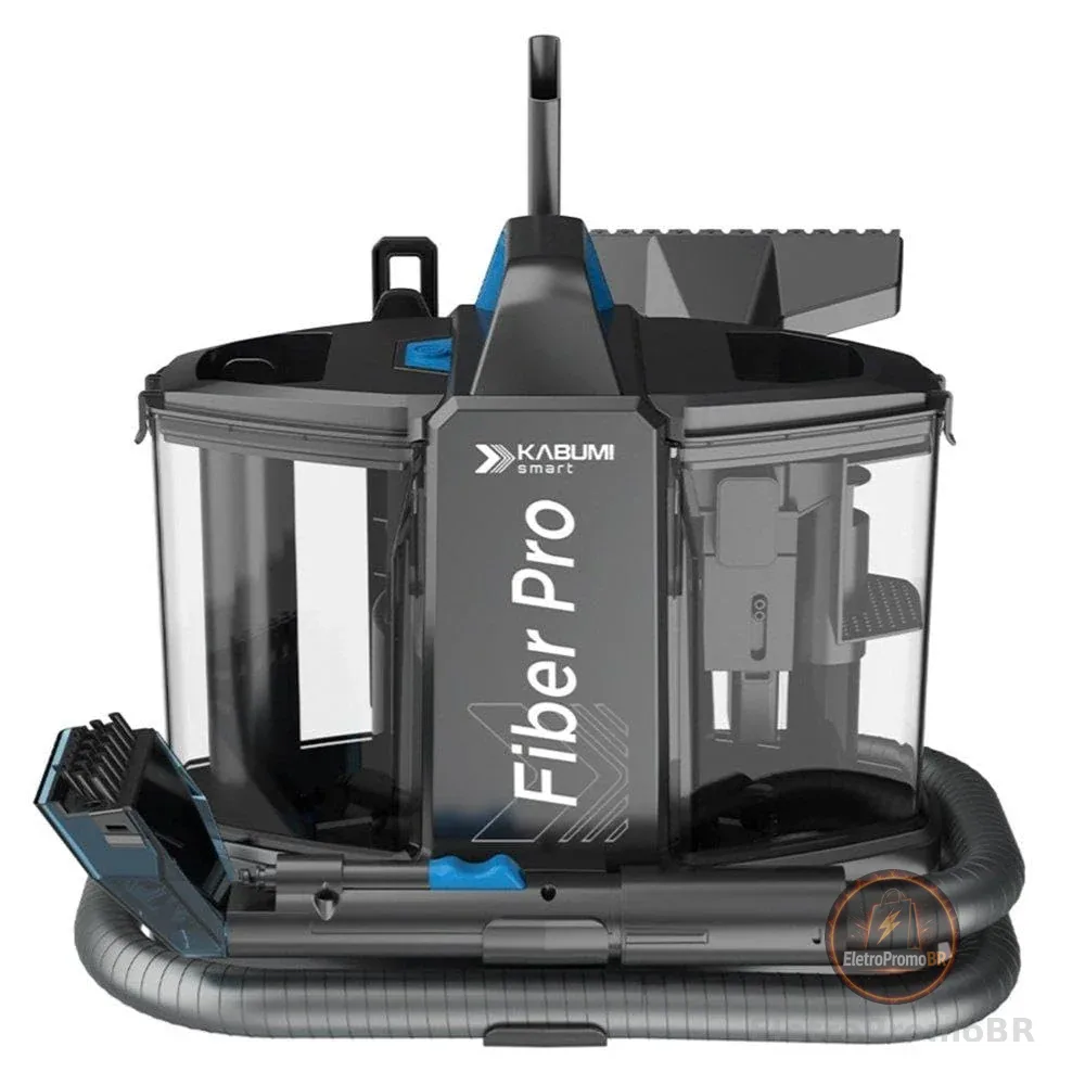 Extratora de Sujeira KABUM! smart Fiber Pro Pulveriza Esfrega e Extrai Autolimpeza 127V - KSEL010